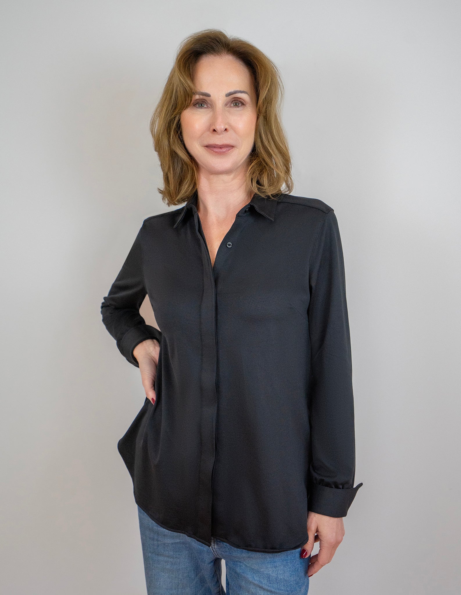 Lena jersey blouse